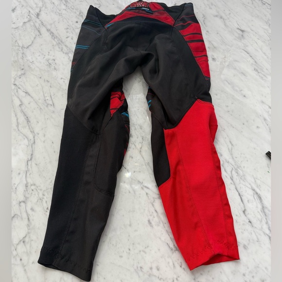EXCELLENT Motorcycle ATV Pants Size 8-9   (Y24) Youth Boys Answer Blue Black - Picture 6 of 7